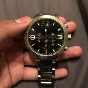 Mens Stainless Steel Armani Exchange Watch
